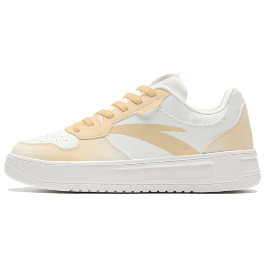 Anta Cushioning Lightweight Low top Skateboard Shoes Women's Orange White