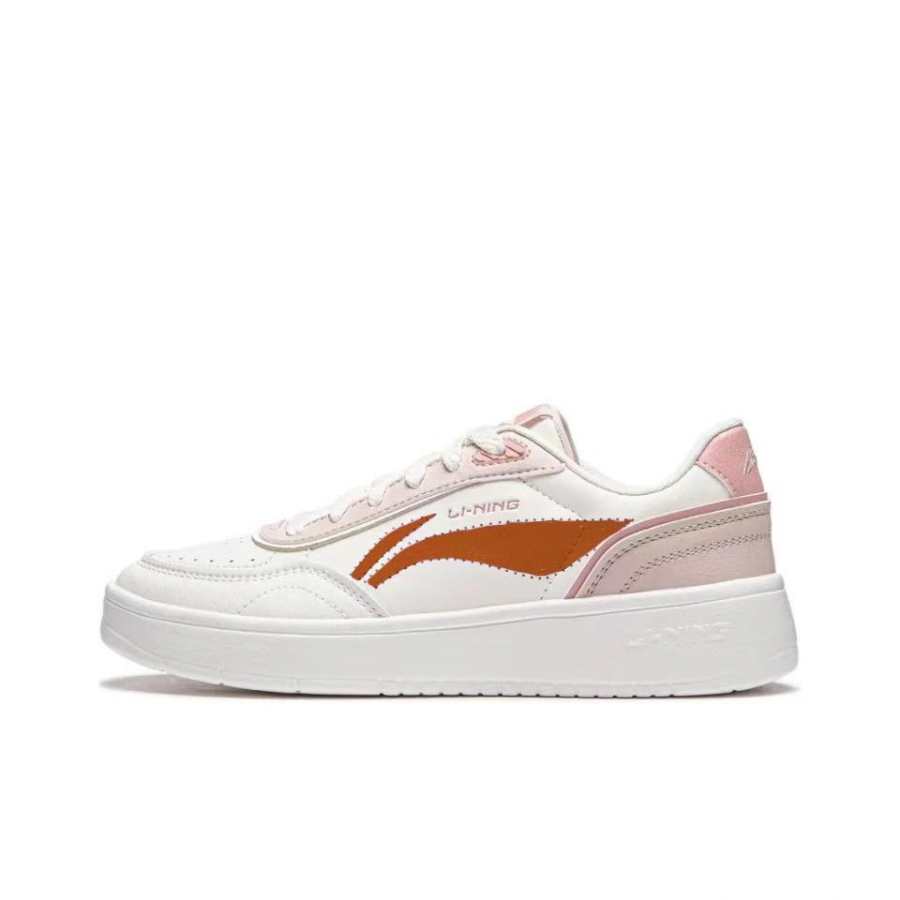 Li-Ning Li Ning Sourdough Slip Resistant Abrasion Resistant Low top Skateboard Shoes Women's White