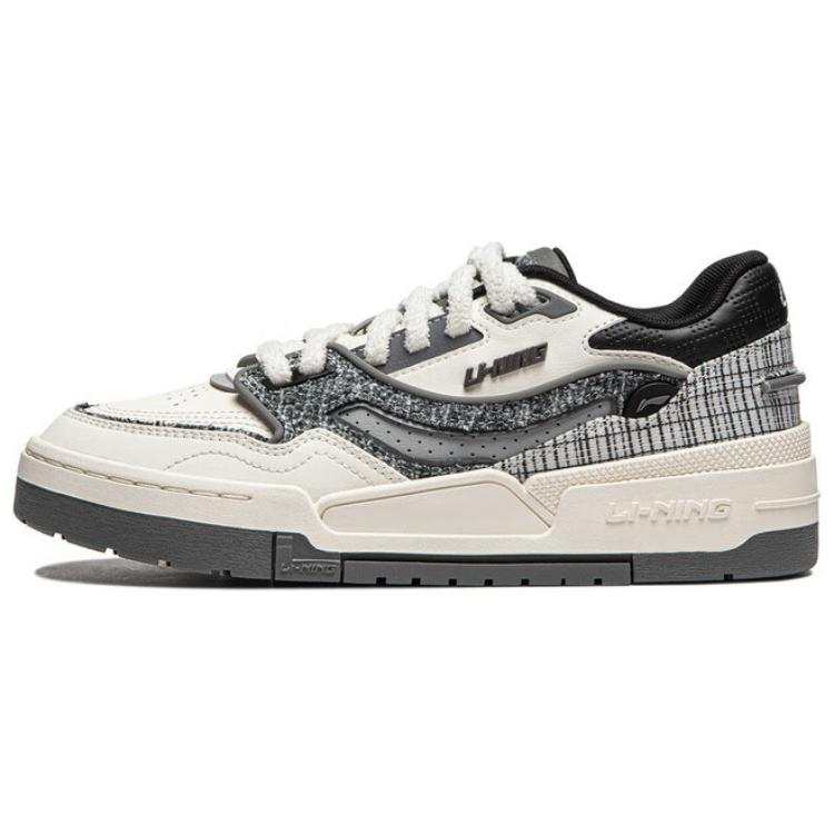 Li-Ning Li Ning 001 BTC Slip Resistant Cushioning Abrasion Resistant Support Low top Skateboard Shoes Women's White Black