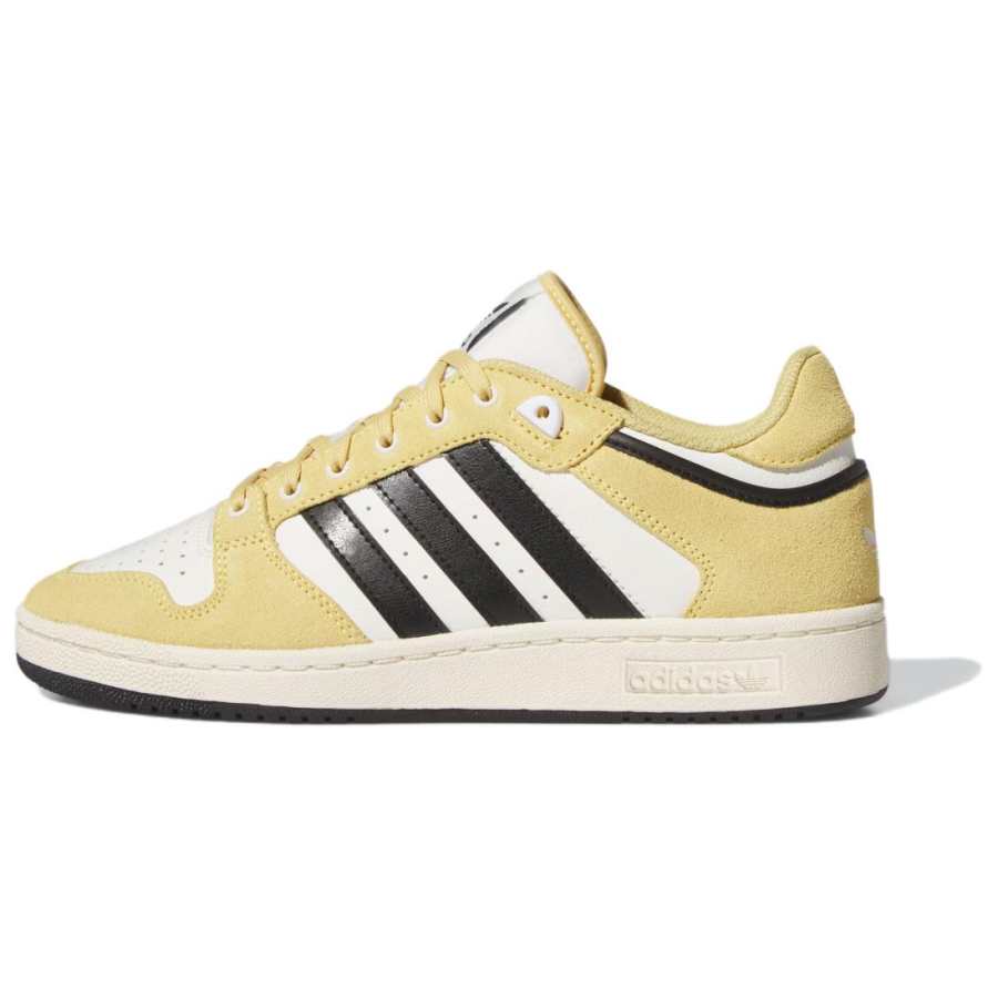 Adidas Originals CENTENNIAL RM Slip Resistant Abrasion Resistant Low top Skateboard Shoes Unisex Yellow Black White