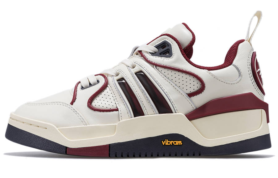 Palladium LINSHUHAO x Palladium Pallaslam Anti-Slip And Wear-Resistant Lightweight Low-Top Skateboard Shoes Men's White Red