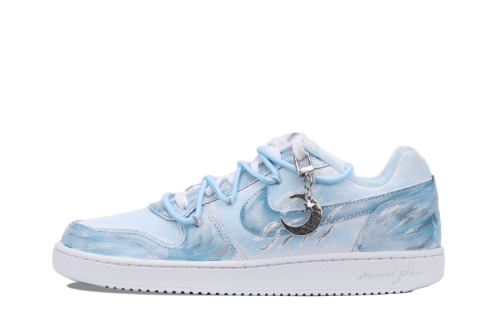 Nike Nike EBERNON Low top Skateboard Shoes Unisex Light Blue