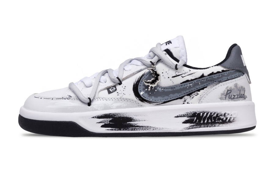 Nike Nike SB Adversary Cloud Mist Slip Resistant Low top Skateboard Shoes Men's Light Gray