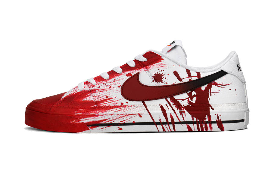 Nike Nike Court Legacy Skateboard Shoes Men's Low Top White, Red