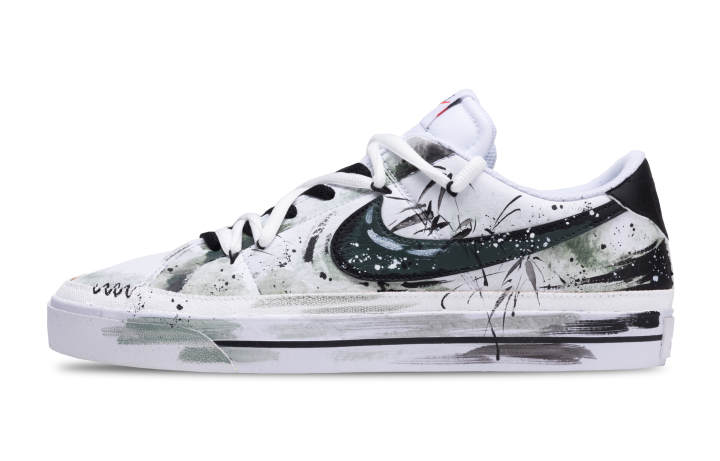Nike Nike Court Legacy Ink Bamboo Clear Elegance Low top Skateboard Shoes Men's Black White