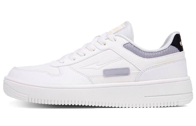 Erke Low top Skateboard Shoes Women's White Black