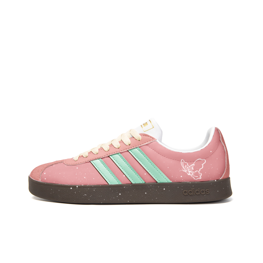 Adidas Neo VL Court 2.0 Wear resistant And Lightweight Low top Skateboard Shoes Unisex Pink