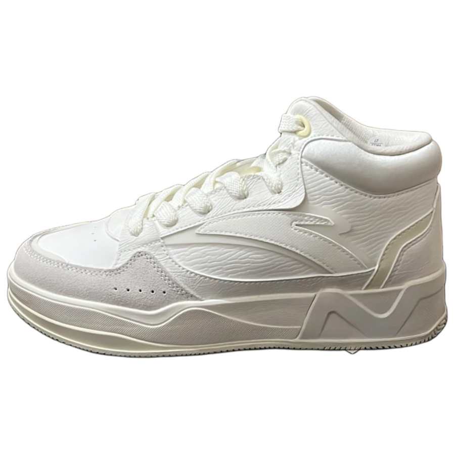Anta Cushioning, Wear Resistant Low top Skateboard Shoes Women's White