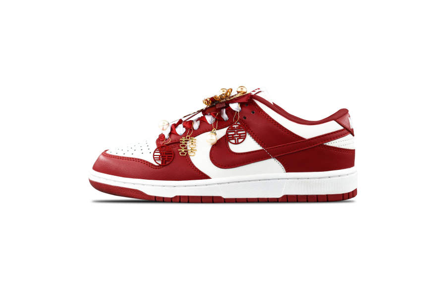 Nike Nike Dunk Red Bird Footwear Slip Resistant, Abrasion Resistant, Lightweight Low top Skateboard Shoes Unisex Red