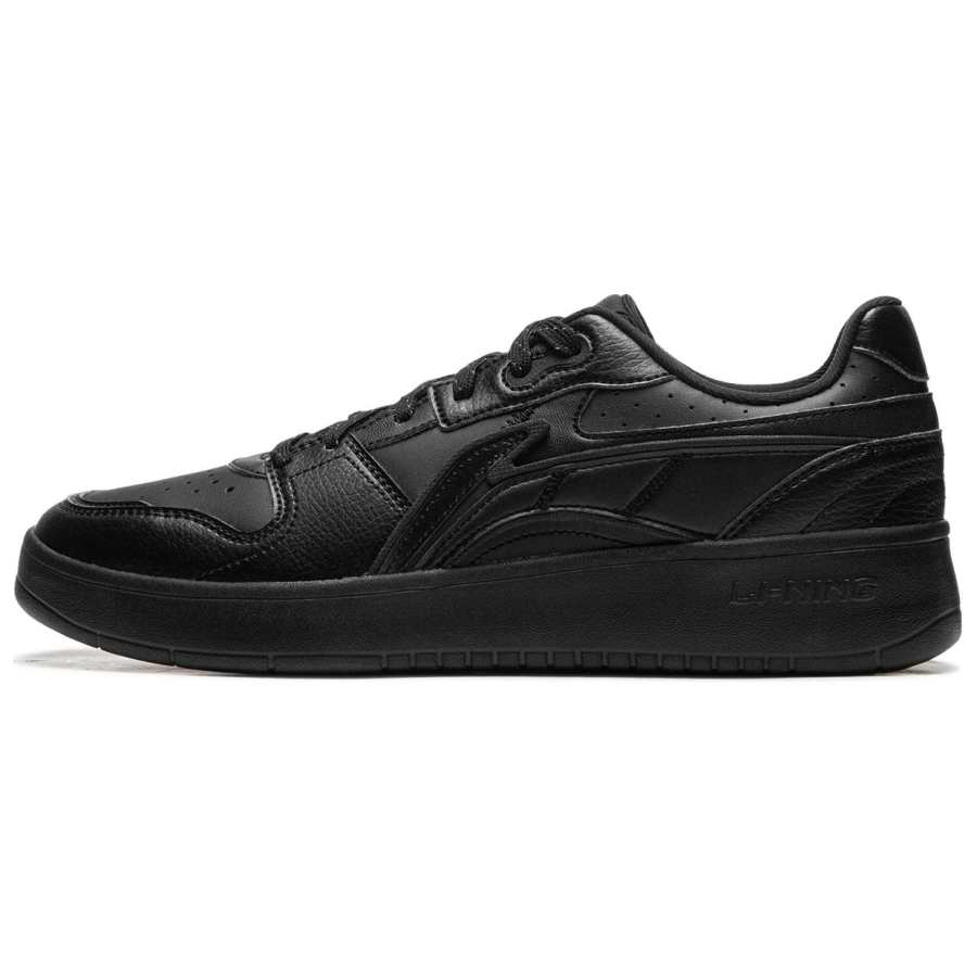 Li-Ning Li Ning Sycee Slip Resistant Cushioning Abrasion Resistant Low top Skateboard Shoes Men's Black