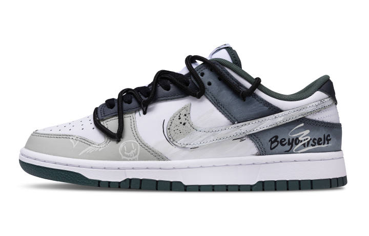 Nike Nike Dunk City Storm Slip Resistant, Abrasion Resistant, Lightweight Low top Skateboard Shoes Unisex White Blue