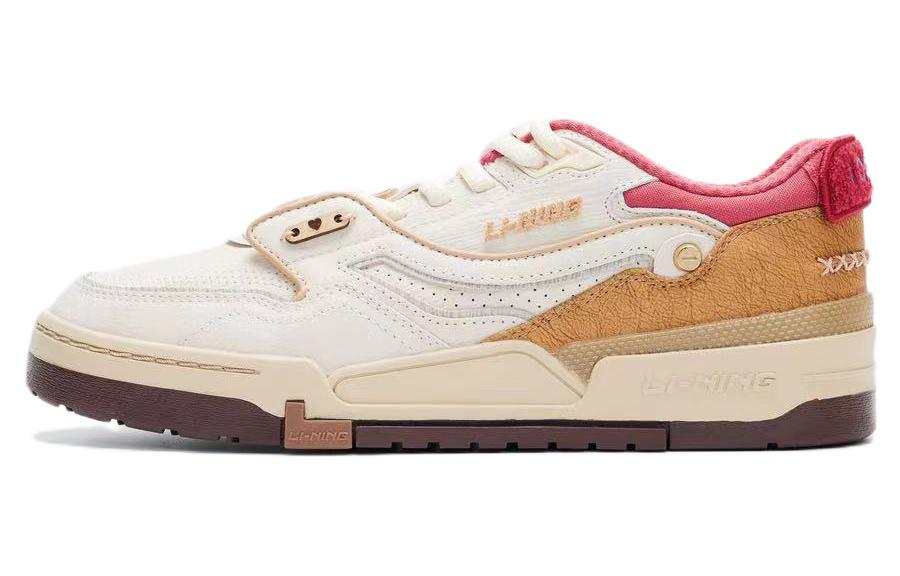 Li-Ning Disney x Li Ning 001 BTC Textile, Split Cow Leather Comfortable Slip Resistant Abrasion Resistant Low top