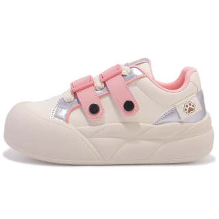 JIONGSEN Slip Resistant Abrasion Resistant Low top Skateboard Shoes Women's Beige Pink
