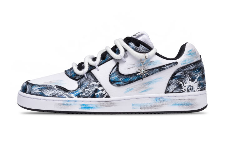 Nike Nike EBERNON Black Hole Product, Yawei Mao Tao Abrasion Resistant Abrasion Resistant Low top Skateboard Shoes Men's