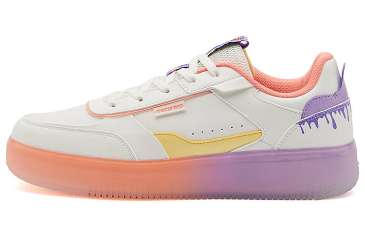 361° Breathable Low top Skateboard Shoes Women's White Purple