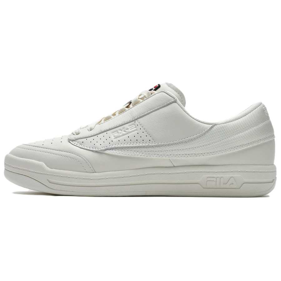 FILA FX 2 Comfortable Slip Resistant Abrasion Resistant Low top Skateboard Shoes Men's Milk White