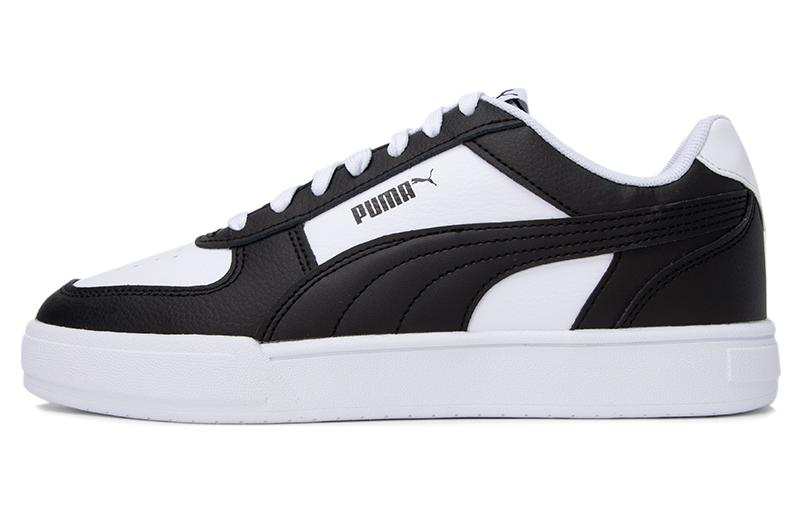 PUMA Caven Lightweight Low top Skateboard Shoes Unisex White Black