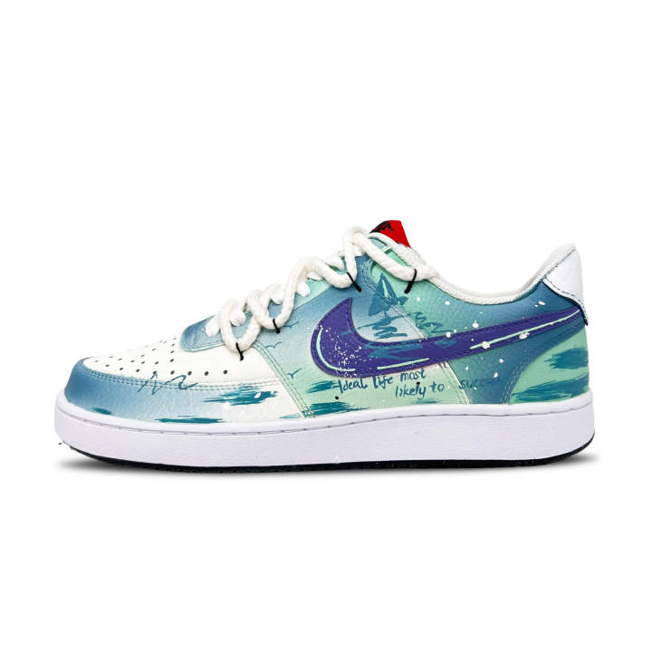 Nike Nike Court Vision 1 Sky Travel Low top Skateboard Shoes Men's Blue