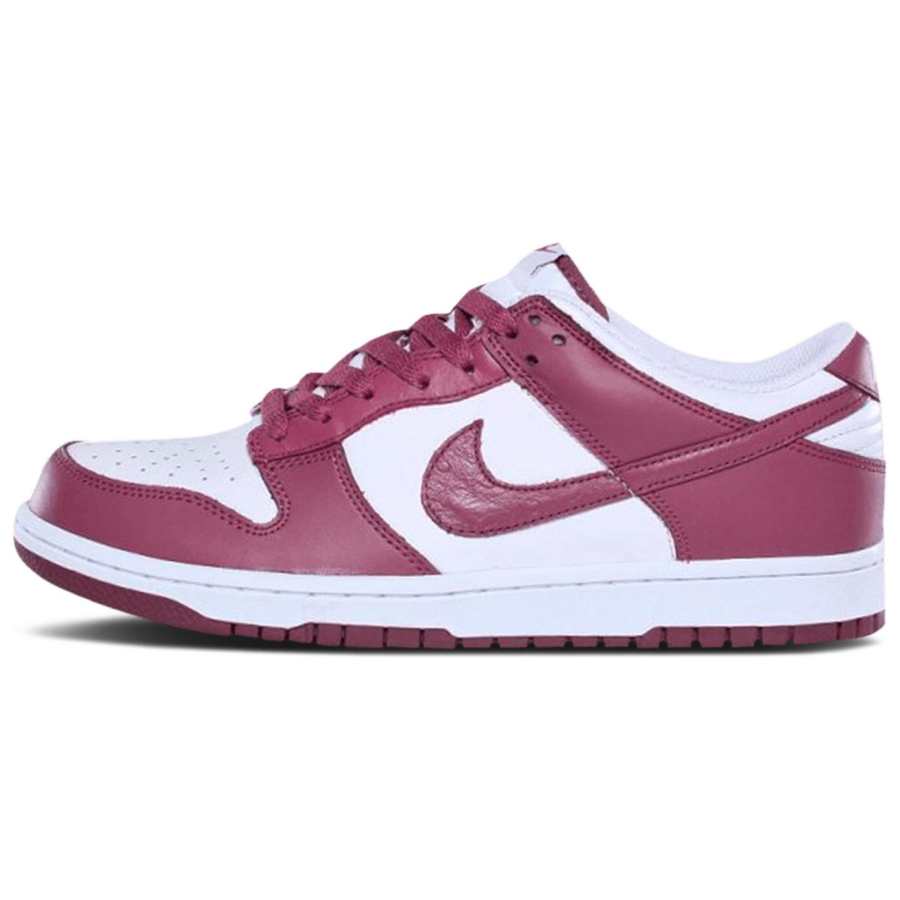 Nike Nike Dunk Slip Resistant Abrasion Resistant Low top Skateboard Shoes Men's Red White