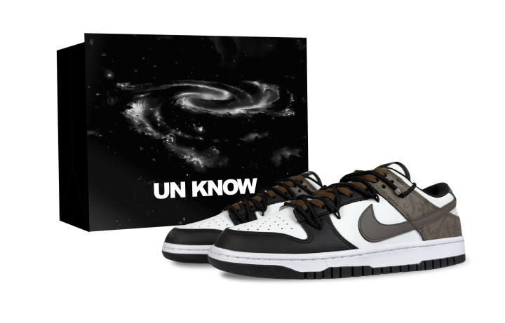 Nike Nike Dunk Sigma, Special Shopping Bag Abrasion Resistant Low top Skateboard Shoes Men's Brown