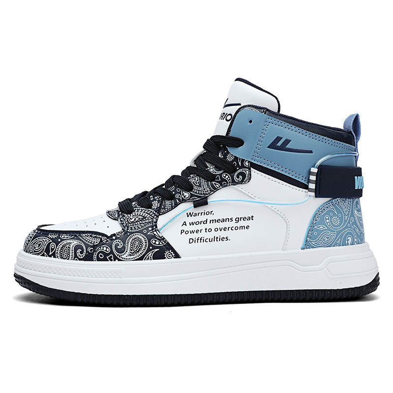 WARRIOR Thermal Slip Resistant Waterproof Cushioning Abrasion Resistant Breathable High top Skateboard Shoes