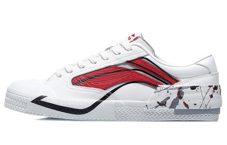 Li-Ning LiNing Weiwu Paris Fashion Week Vintage Shoes 'White Red'
