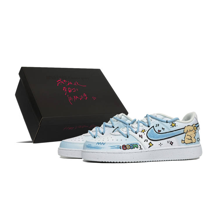 Nike Nike Court Vision 1 Low top Men's Women's White Blue