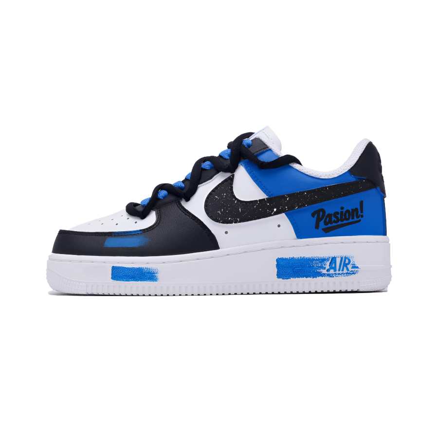 Nike Nike Air Force 1 Hai Lan Order PU Synthetic Leather Abrasion Resistant Breathable Abrasion Resistant Breathable Low top