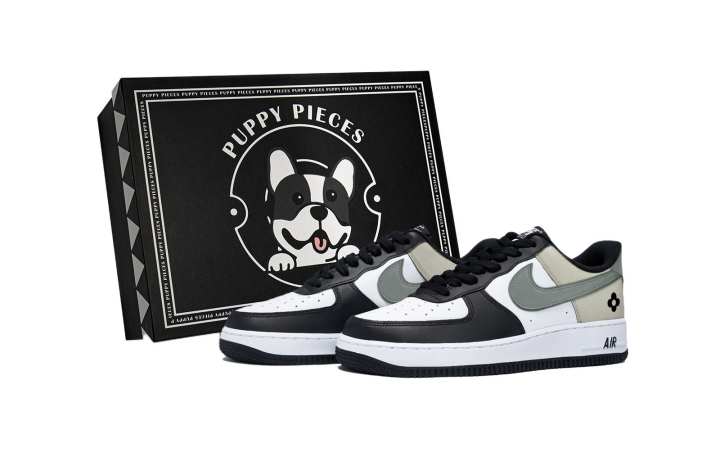Nike Nike Air Force 1 Rose Haze, Special Shoe Box Slip Resistant Low top Skateboard Shoes Men's White Gray