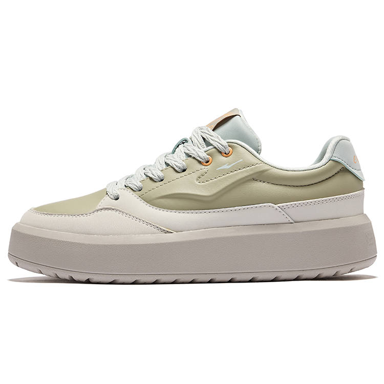 Erke Fresh Look 2.0 Slip Resistant Abrasion Resistant Low top Skateboard Shoes Women's Pine Tea Brown Wild Gray