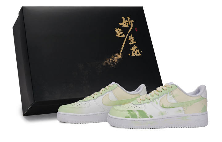 Nike Nike Air Force 1 Skateboard Shoes Unisex Low Top White/Green
