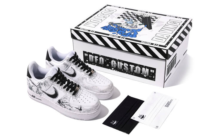 Nike Nike Air Force 1 Low top Skateboard Shoes Women's White Black