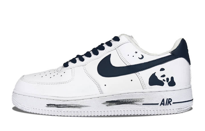 Nike Nike Air Force 1 Surprise Panda Abrasion Resistant Low top Skateboard Shoes Unisex