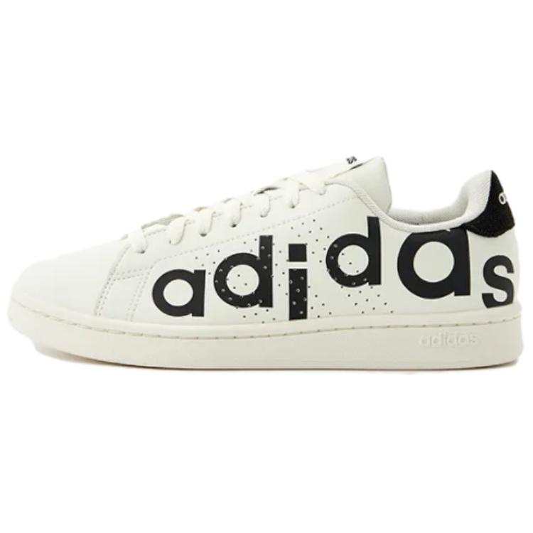 Adidas Adidas Court Advan Slip Resistant Abrasion Resistant Low top Skateboard Shoes Men's White Black