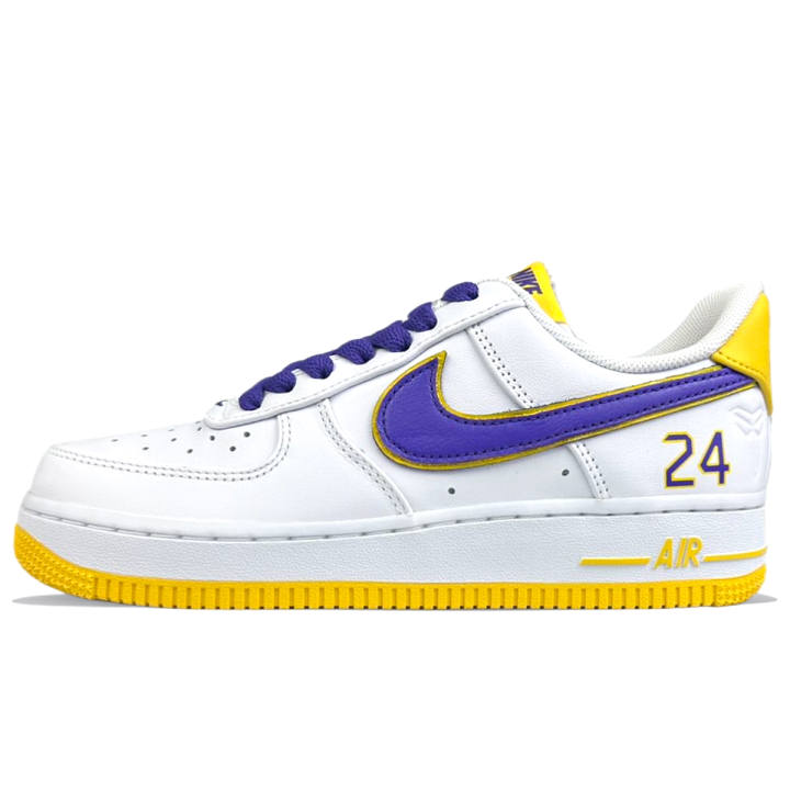 Nike Kobe Bryant x Nike Air Force 1 Slip Resistant Low top Skateboard Shoes Men's Purple