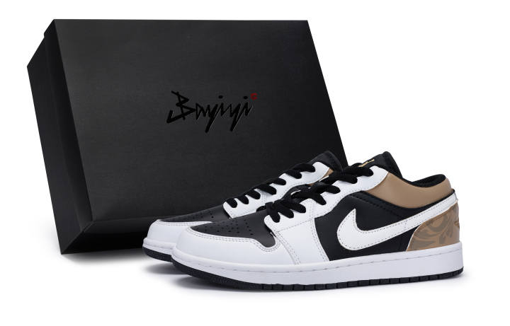 Jordan Jordan Air Jordan 1 Skateboard Shoes Unisex Low Top Brown