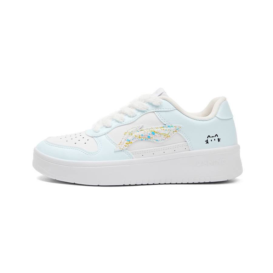 Li-Ning Li Ning Floating Boat Synthetic Leather Abrasion Resistant, Breathable, Slip Resistant Low top Skateboard Shoes Women's