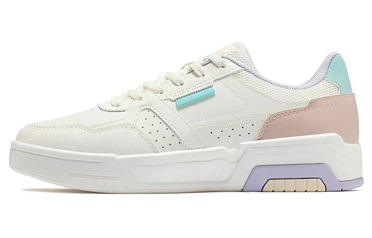 361° Slip Resistant, Abrasion Resistant, Lightweight, Breathable Low top Skateboard Shoes Women's Light Peach Pink