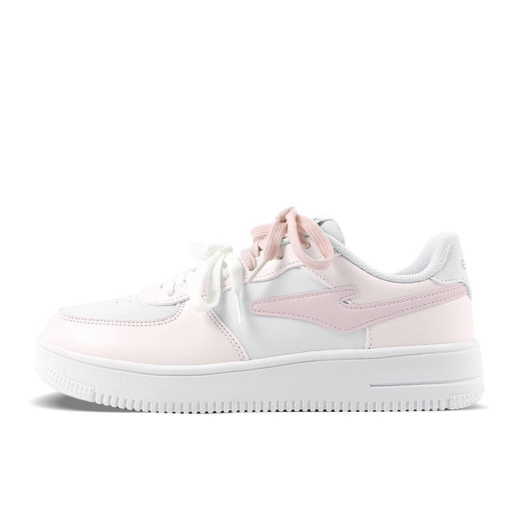 Erke Abrasion Resistant Breathable Abrasion Resistant Breathable Low top Skateboard Shoes Unisex Pink