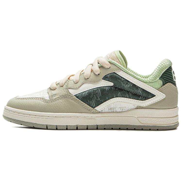 Li-Ning Li Ning Slip Resistant Abrasion Resistant Low top Skateboard Shoes Women's Green