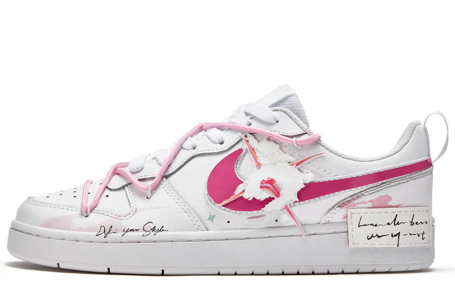 Nike Nike Court Borough Low Freedom Panda, A Journey Of The Soul Slip Resistant Abrasion Resistant Low top Skateboard Shoes