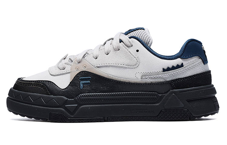 FILA FUSION BANK Fabric Low top Skateboard Shoes Women's Gray Black