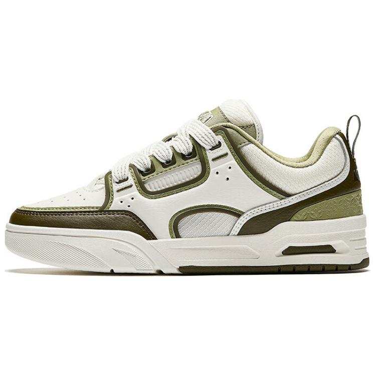 Anta AOJIE Low top Skateboard Shoes Women's White Green