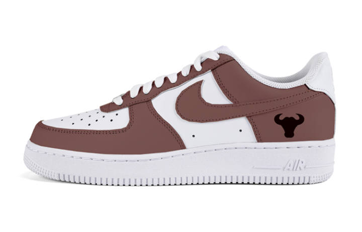 Nike Nike Air Force 1 Skateboard Shoes Men's Low Top Brown/White