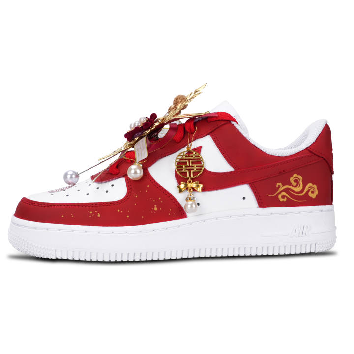 Nike Nike Air Force 1 Air Force 1, Perfect Match From Heaven Leather Abrasion Resistant Abrasion Resistant Low top