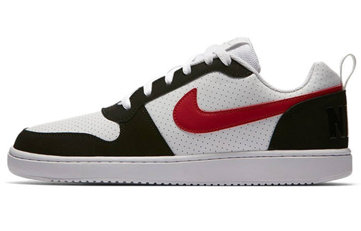 Nike Nike Court Borough Low White Black Red