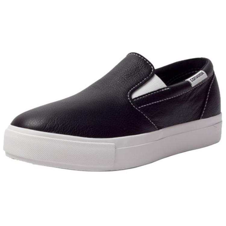 Converse Slip Resistant Abrasion Resistant Low top Skateboard Shoes Women's Black White