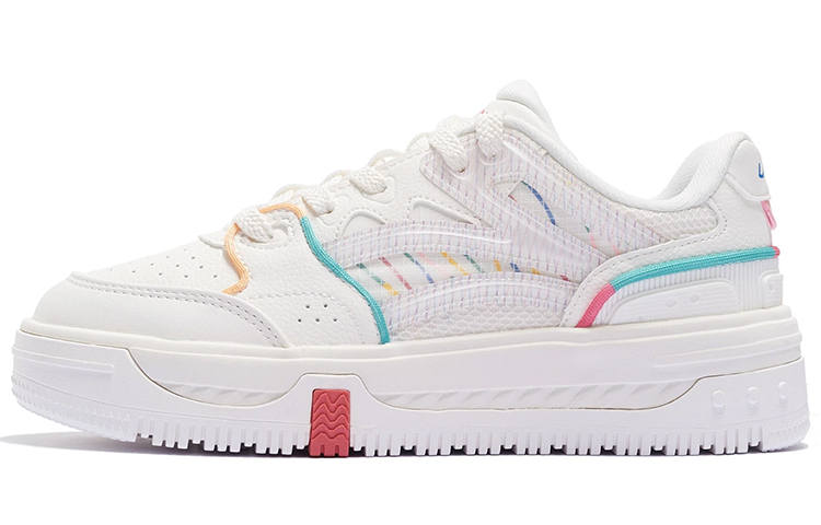 Li-Ning Li Ning Floating Classic Lightweight Low top Skateboard Shoes Women's Mist White