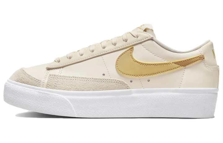 Nike Nike Blazer Low Platform Pale Ivory White Saturn Gold Women's
