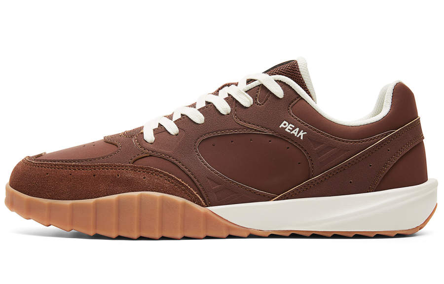 PEAK Taichi Thin Sole German Army Trainers, Easter Egg Cushioning Lightweight Breathable Low top Skateboard Shoes Men's